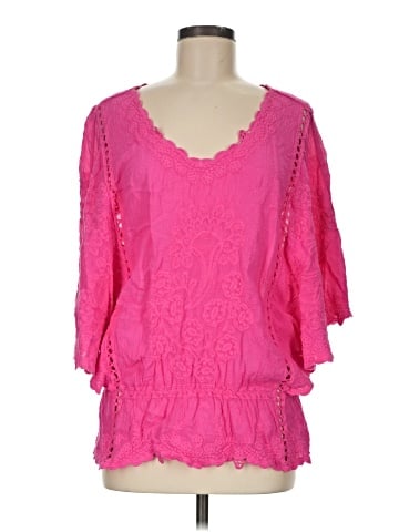 Umgee 3/4 Sleeve Blouse (view 1)