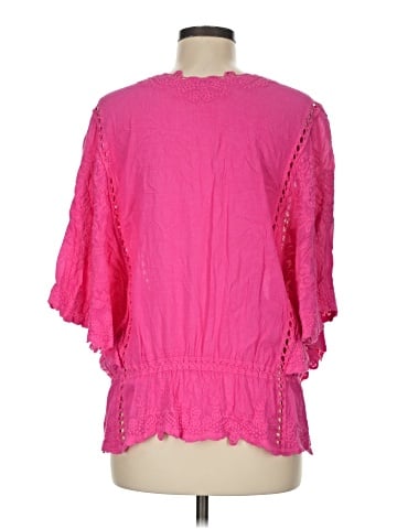 Umgee 3/4 Sleeve Blouse (view 2)