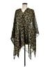 Nina Leonard 100% Polyester Black Kimono One size - photo 1