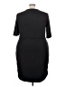 Attention Solid Black Casual Dress Size 3X - photo 2