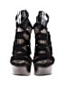 Just Fab Black Wedges Size 9 - photo 2