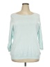 Roz & Ali Teal Pullover Sweater Size 3X - photo 1