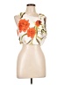 Ark & Co. 100% Polyester Orange Sleeveless Blouse Size L - photo 1