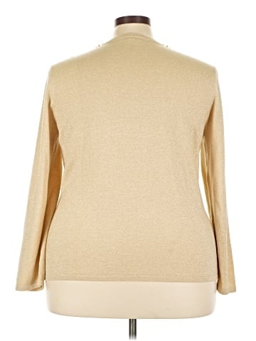 JM Collection Long Sleeve Top (view 2)