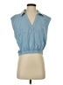 Double Zero Solid Blue Tank Top Size L - photo 1
