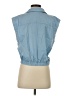 Double Zero Solid Blue Tank Top Size L - photo 2