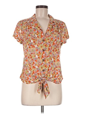 Maeve by Anthropologie Short Sleeve Blouse (view 1)