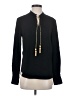 Trina Turk Black Long Sleeve Blouse Size S - photo 1