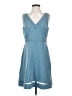 Ann Taylor LOFT Blue Casual Dress Size 4 - photo 1