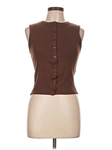 Cotton On Sleeveless Button-Down Shirt (view 1)