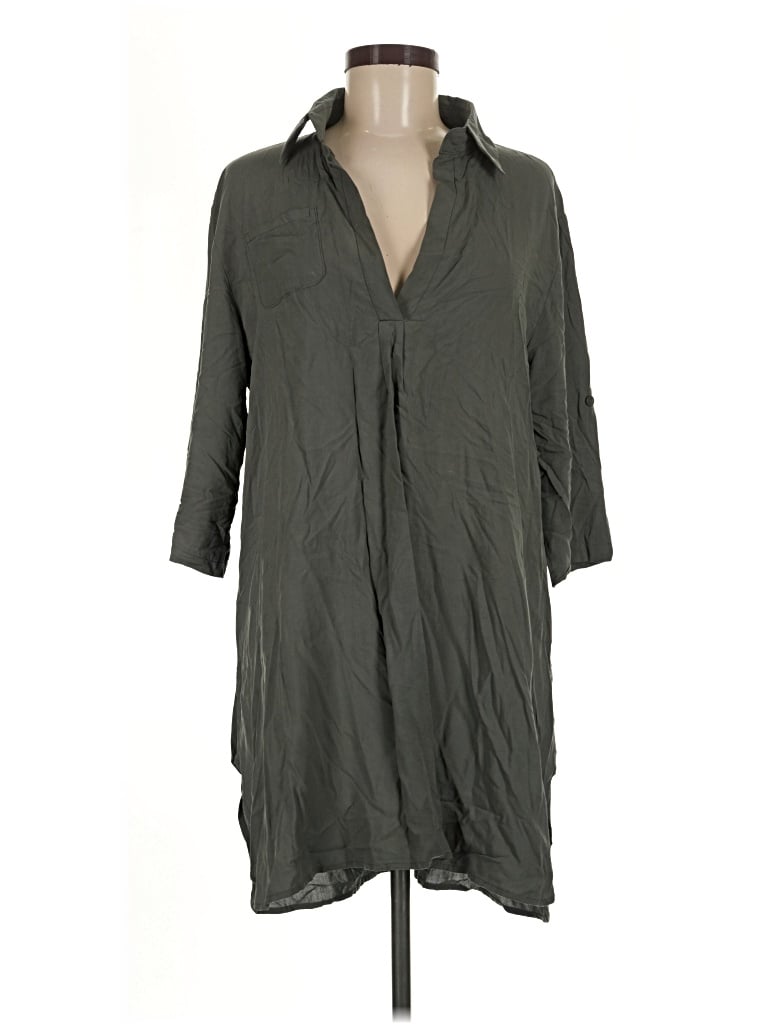 Pre-owned Ekouaer Casual Dress In Gray