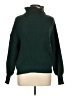 Shein 100% Acrylic Solid Green Turtleneck Sweater Size L - photo 1