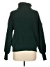 Shein 100% Acrylic Solid Green Turtleneck Sweater Size L - photo 2