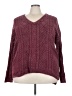 Natural Reflections Burgundy Pullover Sweater Size 3X (estimated) - photo 1