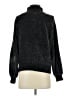 Ann Taylor LOFT 100% Polyester Metallic Black Turtleneck Sweater Size XS - photo 2