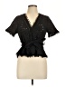Unbranded Black Short Sleeve Blouse Size L - photo 1