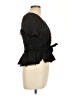 Unbranded Black Short Sleeve Blouse Size L - photo 4