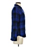 Rails 100% Rayon Plaid Blue Long Sleeve Button-Down Shirt Size S - photo 4
