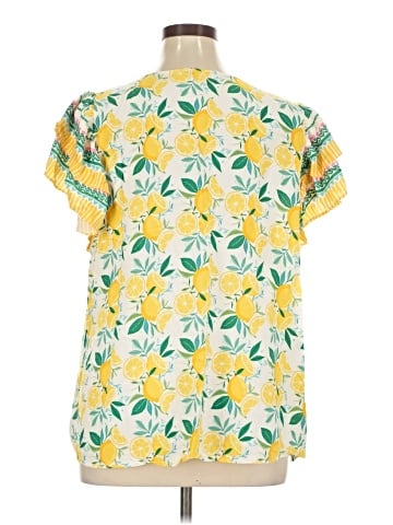 C&C California Short Sleeve Blouse (view 2)