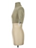 Out From Under Tan Short Sleeve Turtleneck Size XS - photo 5