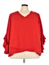 Vince Camuto 100% Polyester Red 3/4 Sleeve Blouse Size 3X - photo 1