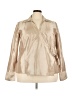 JM Collection 100% Polyester Metallic Gold Jacket Size 22 - photo 1