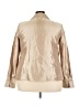 JM Collection 100% Polyester Metallic Gold Jacket Size 22 - photo 2