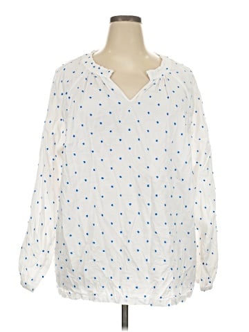 Croft & Barrow Long Sleeve Blouse (view 1)