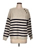 Knox Rose Stripes Tan Pullover Sweater Size L - photo 1