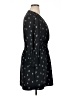 WAYF 100% Polyester Print Black Casual Dress Size XL - photo 4