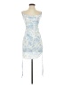 Missguided 100% Polyester Blue Cocktail Dress Size 0 - photo 1
