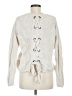 Lucky Brand 100% Cotton Ivory Pullover Sweater Size M - photo 2