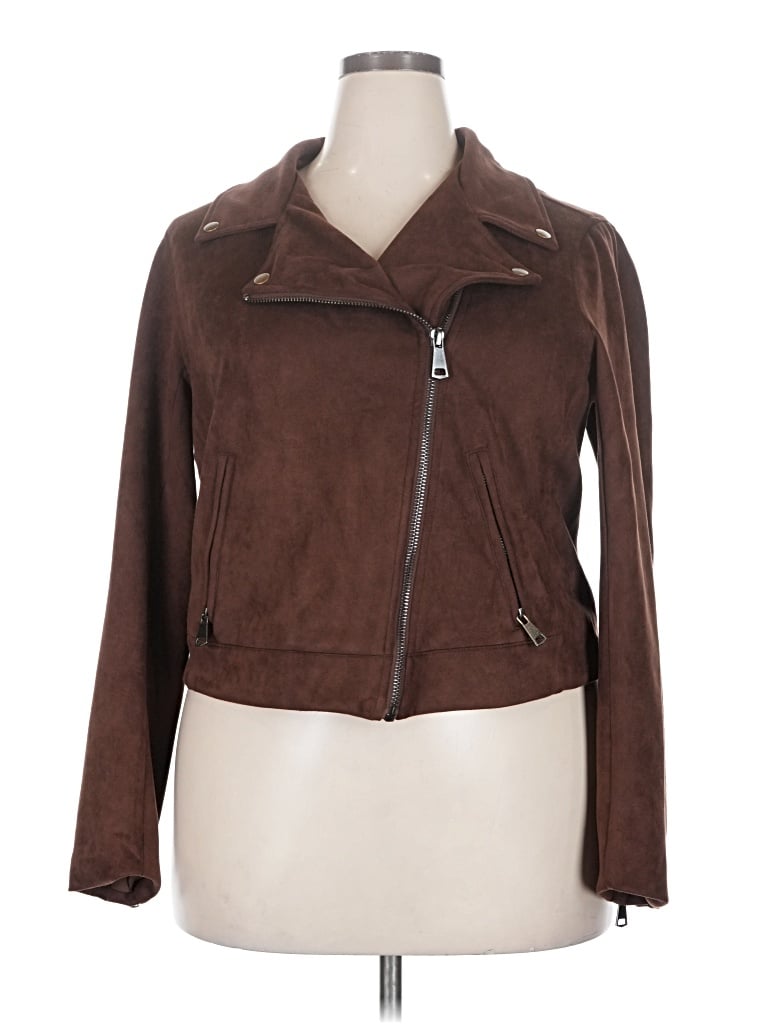 Pre-owned Torrid Jacket In Brown