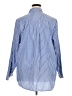 Lane Bryant Stripes Blue Long Sleeve Button-Down Shirt Size 20 - photo 2
