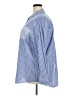 Lane Bryant Stripes Blue Long Sleeve Button-Down Shirt Size 20 - photo 5