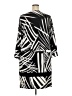 Tiana B. Graphic Black Casual Dress Size 2X - photo 2