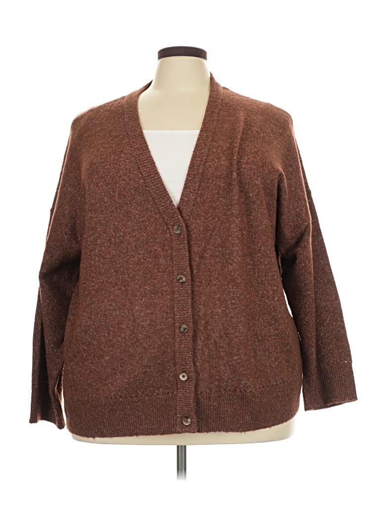 Pre-owned Torrid Cardigan Sweater In Brown