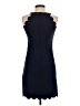 Maison Jules Solid Blue Casual Dress Size XS - photo 2