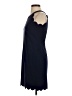 Maison Jules Solid Blue Casual Dress Size XS - photo 5