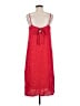Gap 100% Rayon Polka Dots Red Casual Dress Size M - photo 2