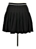 H&M 100% Polyester Solid Black Casual Skirt Size XL - photo 2