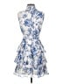 Express 100% Polyester Blue Cocktail Dress Size XS - photo 2