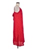 Gap 100% Rayon Polka Dots Red Casual Dress Size M - photo 4
