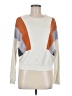 Eyeshadow Color Block White Sweatshirt Size M - photo 1