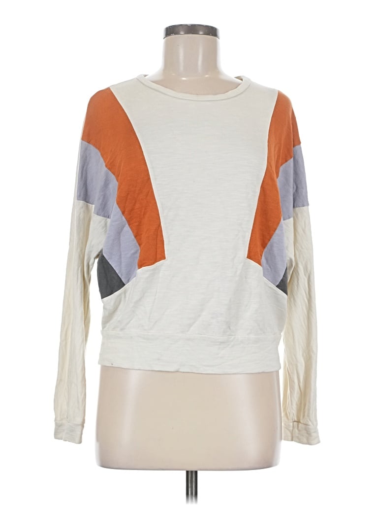Pre-owned Eyeshadow Sweatshirt In White