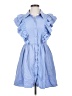 Assorted Brands 100% Polyester Blue Casual Dress Size S - photo 1