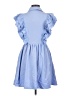 Assorted Brands 100% Polyester Blue Casual Dress Size S - photo 2