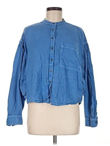 Pilcro Long Sleeve Button-Down Shirt (view 1)