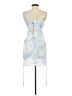 Missguided 100% Polyester Tie-dye Blue Cocktail Dress Size 0 - photo 2