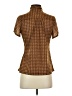 Covington 100% Polyester Brown Short Sleeve Blouse Size S (petite) - photo 2
